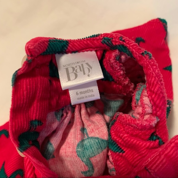 Nordstrom Baby | Baby Girls’ Corduroy Dress with Duck Print - Picture 3 of 3